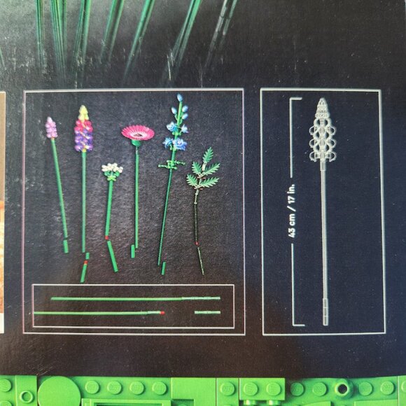 LEGO 10313 Botanicals Artificial Wildflower Bouquet Fake Flowers Building Set To - Picture 13 of 16